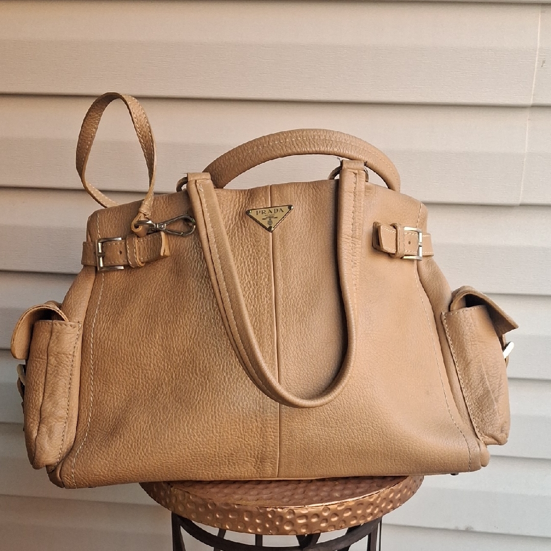 Prada Tan Leather Women's Bag